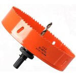 Scie cloche bi - m�tal 160 mm, m42 hss bim�tallique scie tr�pan avec foret de centrage pour robuste perceuse ...