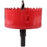 Scie cloche bi - m�tal 80mm, scie tr�pan pour fer, alm, bois, cloison s�che, tuyau, plastique, panneau ...