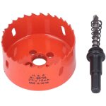 Scie cloche bi - m�tal, foret en acier rapide, outil de coupe avec tonnelle pour bois pvc 75mm / 2, 95 ...