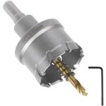 Scie cloche bi - mtal, 45 mm carbure tct en acier inoxydable de qualit industrielle, scie trpan alliage ...