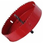 Scie cloche scie cloche bim�tallique 150 mm avec adaptateur hexagonal pour bois pvc planche fer tle tuyau ...