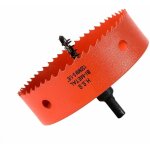 Scie cloche bim�tallique 5 - 5 / 16''(130mm), fraiseuse tr�pan en acier rapide hss, avec 1 tige et 1 ...