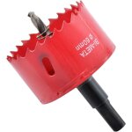 Scie cloche bim�tallique, scie cloche � bois �60 mm, scie cloche avec adaptateur hexagonal et foret de ...