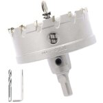 Scie cloche bimtallique en carbure 3 - 1 / 8'(80mm) robuste de qualit industrielle coupe trou en acier ...