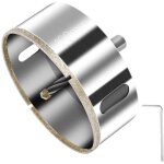 Scie cloche carrelage, 68mm scie cloche diamant�e avec foret de centrage, foret tr�pan diamant, scies ...