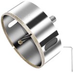 Scie cloche carrelage, 68mm scie cloche diamant�e avec foret de centrage, foret tr�pan diamant, scies ...
