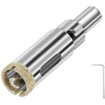 Scie cloche diamant 18 mm, foret diamant avec foret guidage central, scie cloche carrelage avec rev�tement ...