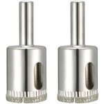 Scie cloche diamant 23 mm lot de 2, forage pour verre, carreaux, marbre, c�ramique, et porcelaine, haute ...