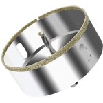 Scie cloche diamantée 100 mm avec foret guidage de centrage, scie cloche carrelage avec revêtement diamant, ... Scie cloche diamantée 100 mm avec foret guidage de centrage, scie cloche carrelage avec revêtement diamant, ...