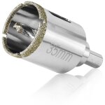 Scie cloche diamante 35 mm avec foret guidage de centrage