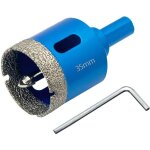 Scie cloche diamante 35mm avec foret guidage de centrage, professionnelle foret diamant bras pour ...