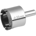 Scie cloche diamantée 35mm, foret avec guidage central, trépan avec revêtement de surface en diamant ... Scie cloche diamantée 35mm, foret avec guidage central, trépan avec revêtement de surface en diamant ...