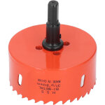 Scie cloche hss avec mandrin, coupe de 80mm, dents tranchantes, per�age pour m�tal et bois mous