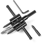 Scie cloche reglable bois 30 mm � 120 mm, scie - cloches alliage de haute qualit�, foret de trou circulaire, ...