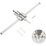 Scie cloche reglable bois 40 mm  300 mm, foret de trou circulaire rglable trpan, avion forage menuiserie ...