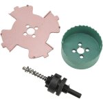 Scie cloche � t�te frais�e, dents en acier alli� r�sistant � l'usure, op�ration facile, ouvre - trou ...