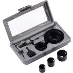 Scie cloche pour le travail du bois - bo�te en plastique - scie cloche scie cloche pour plaques de pl�tre ...