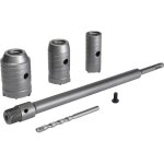 Scie  cloche trpan, 30mm, 40mm, 50mm set de scies cloches , trpan bton 350 mm sds plus tige d'extension ...