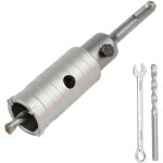 Scie cloche tr�pan beton � 35mm avec adaptateur sds plus 110 mm, carotteuse beton, scie tr�pan pour percer ...
