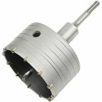 Scie  cloche trpan bton avec adaptateur sds plus 110 mm, pour brique bton ciment pierre (100mm + ...