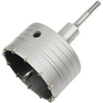 Scie  cloche trpan bton avec adaptateur sds plus 110 mm, pour brique bton ciment pierre (100mm + ...