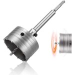 Scie � cloche tr�pan couronne carotteuse � sec 100mm scie cloche beton avec foret sds plus foret de centrage ...