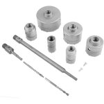 Scie � cloche tr�pan, set de scies cloches, scie tr�pan sds pour mur b�ton, 10 pi�ces carotteuse mur ...