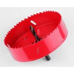 Scie cloche universelle 100mm, fraise cloche hss bi - mtal, accessoire professionnel pour l'aluminium, ...