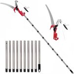 Scie d'�lagage manuelle, r�glable en hauteur sur 4 m, 1 scie pour 2 utilisations, permet de r�parer facilement ...