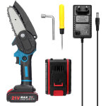 Scies �lectriques portables 21 v 4 pouces petites tron�onneuses � bois moteur � brosse outil � bois � ...