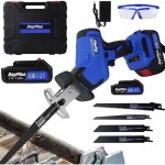 Scies �lectriques sans fil - coupe au sabre avec batterie 21v power tool 4 pcs lames de scie id�al pour ...