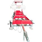 Scie à grumes sur remorque - moteur électrique 7, 5 kw 400 v - longueur de coupe 4794 mm - capacité diamètre ... Scie à grumes sur remorque - moteur électrique 7, 5 kw 400 v - longueur de coupe 4794 mm - capacité diamètre ...