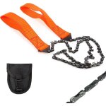 Scie � main � cha�ne portative - pliante, de poche, de survie - 11 dents pour camping, randonn�e et jardinage ...