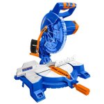 Scie � onglet wadfow 1800 w 255 mm, coupes d'angle, 5 300 tr / min, lame tct incluse