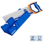 Scie � onglet wadfow 300 mm + scie � c�tes, conception ergonomique et coupes fines