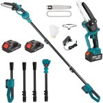 Scie � perche sans fil, compatible avec les moteurs makita 18v, moteurs sans balais de 6 pouces, scie ...