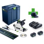 Scie plongeante sans fil tsc 55 kebi - plus / xl - fs 100y limited edition - 578229 - festool