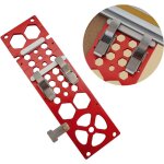 Scie � rail carr�e de 340 mm, rouge � angle droit, compatible avec les rails de guidage festool et makita ...