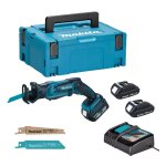Makita - scie rcipro lxt djr183ryj 18 v + 2 batteries 1, 5ah + chargeur en makpac