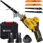 Scie sabre sans fil, fadakwalt 12v scie ego�ne electrique sans fil vitesse variable 0 - 2700rpm, vert ...