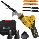 Scie sabre sans fil, fadakwalt 12v scie egone electrique sans fil vitesse variable 0 - 2700rpm, vert ...