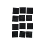 12 pastilles agrippantes adhsives noir l. 2. 5 x l. 25 mm - scotch