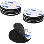 Scratch autocollant double face extra fort, noir bande auto - adh�sif r�utilisable rond 5cm adhesif double ...