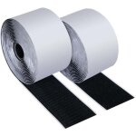 Scratch autocollant large, 5m 50mm bandes adhsives extra fort, 5m hook loop autoadhsif double face, ...