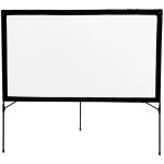 Screen de cran de projection portable 77 - surface de tissu white matt - pour l'intrieur et l'extrieur ...