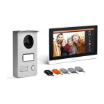 Scs sentinel - interphone video filaire avec badges + ecran tactile 7 - visiodoor 7 + rfid