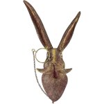 Sculpture murale avec t�te d'animal, d�coration murale, lapin, cerf ours, renard t�te de mickey avec ...
