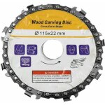 Sculpture sur bois chaine disque bois grinder chaine tronconneuses disque plaque d'outils, 115mm