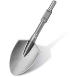 Sds hex ciseau  pelle, burin pelle, 138 x 440 mm, embout hexagonal 30 mm, type de pointe tranchante, ...