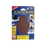 Pochette abrasifs x3 grain moyen 80 sea pour gant de pon�age